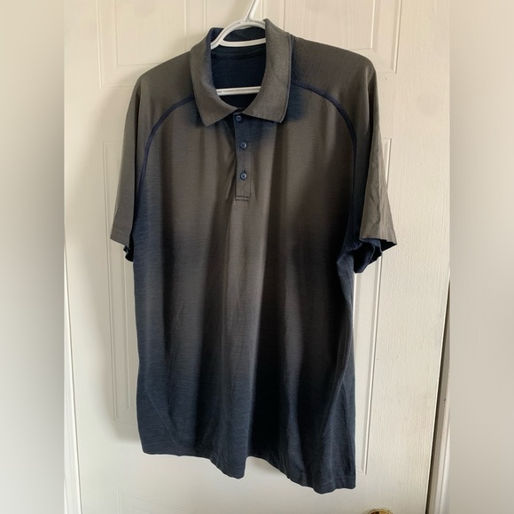 lululemon athletica Other - Lululemon Metal Vent Polo Gradient Blue Grey Colourway Size Large